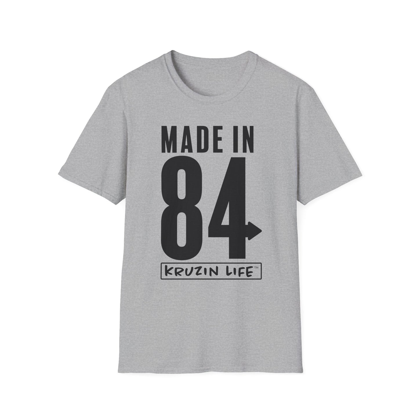 Made in 84 T-Shirt, Kruzin Life, Softstyle Heather Shirt