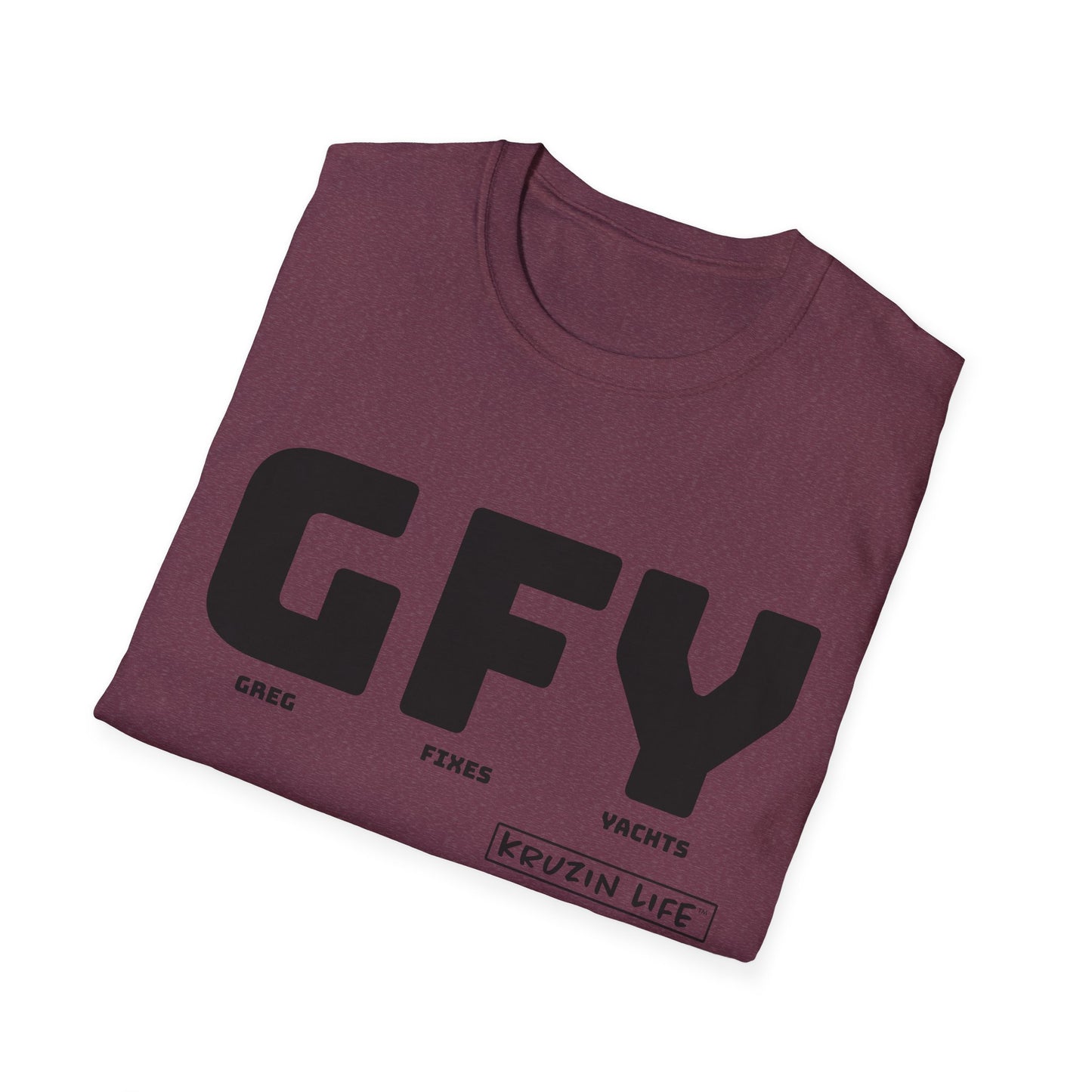 GFY T-Shirt, Kruzin Life, Softstyle Heather Shirt