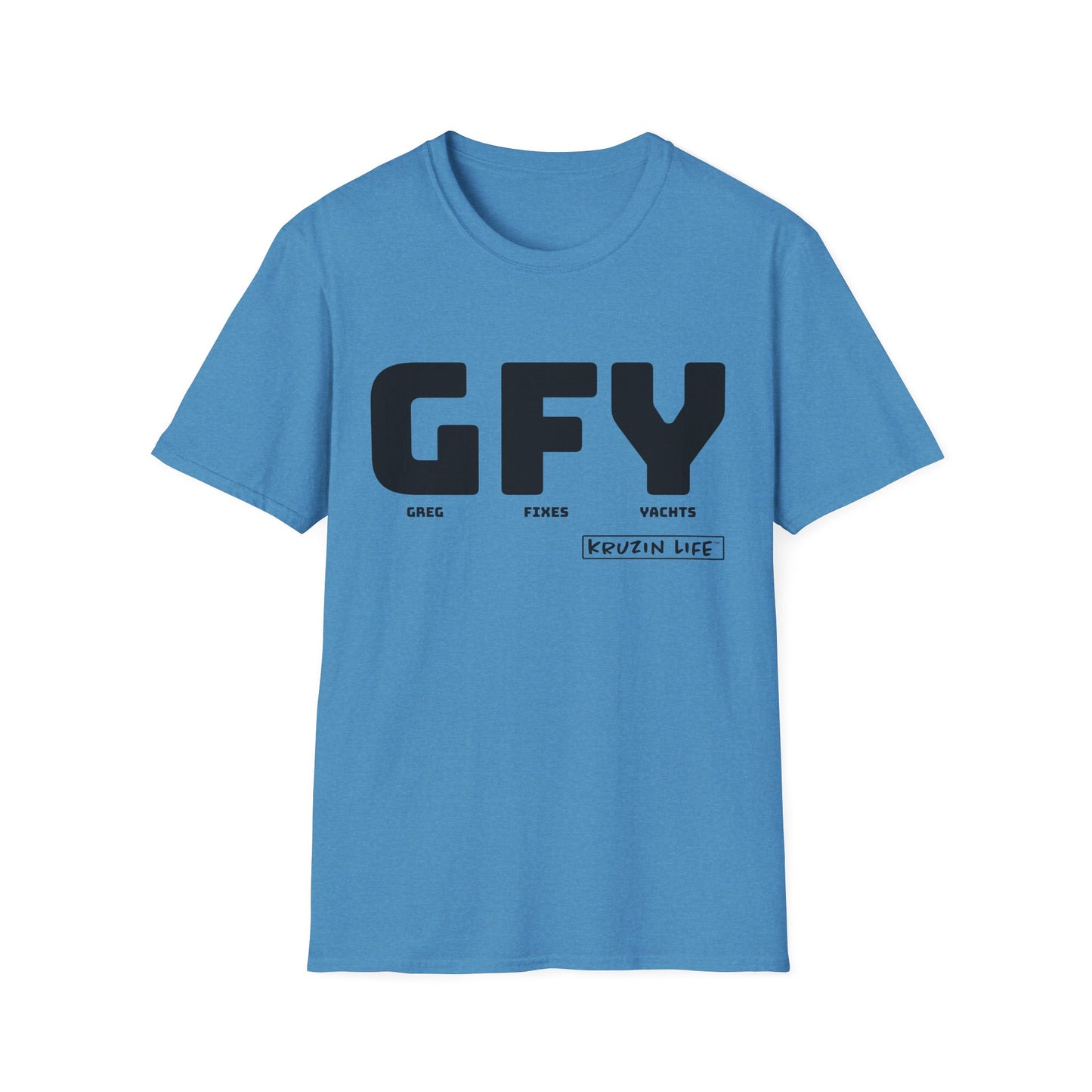 GFY T-Shirt, Kruzin Life, Softstyle Heather Shirt