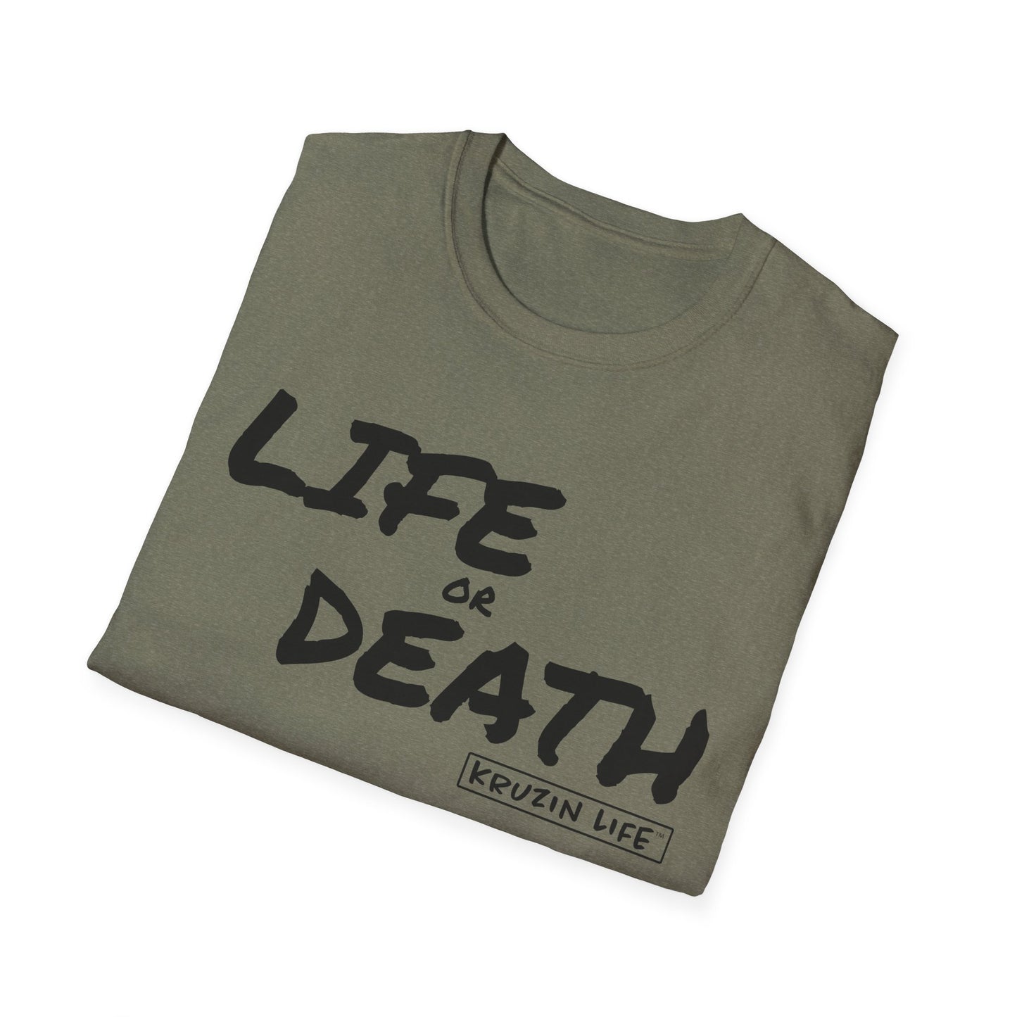 Life or Death T-Shirt, Kruzin Life, Softstyle Heather Shirt