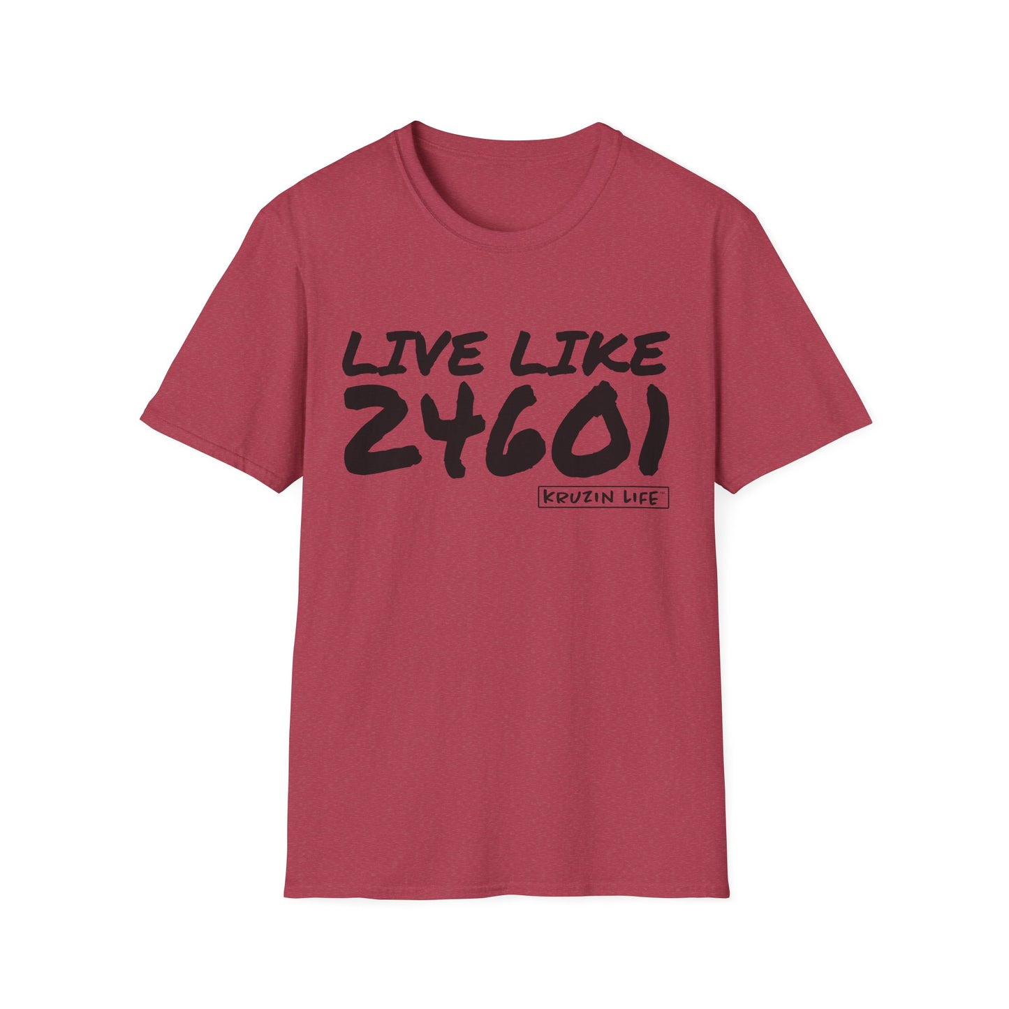 24601 Les Mis T-Shirt, Kruzin Life, Softstyle Heather Shirt