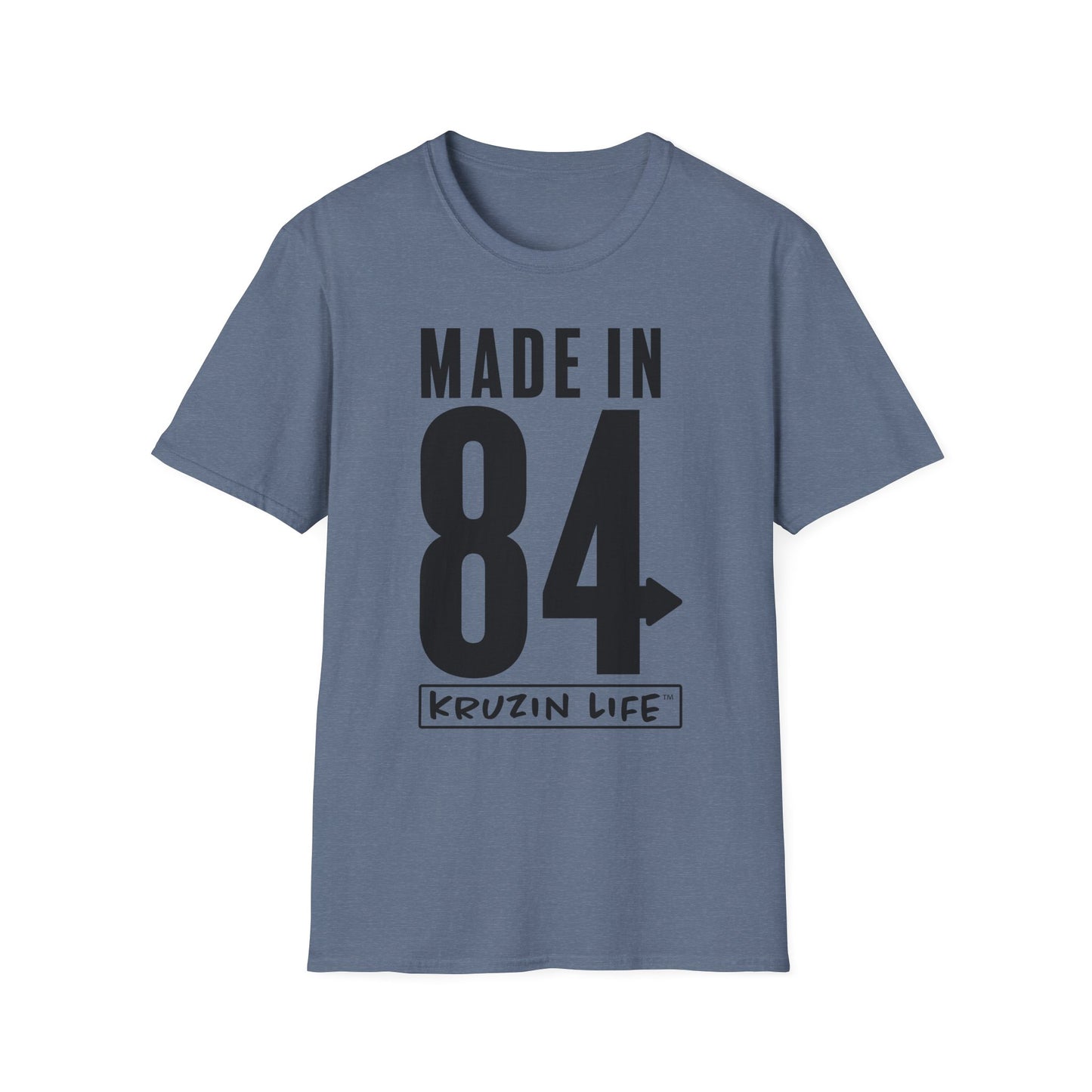 Made in 84 T-Shirt, Kruzin Life, Softstyle Heather Shirt