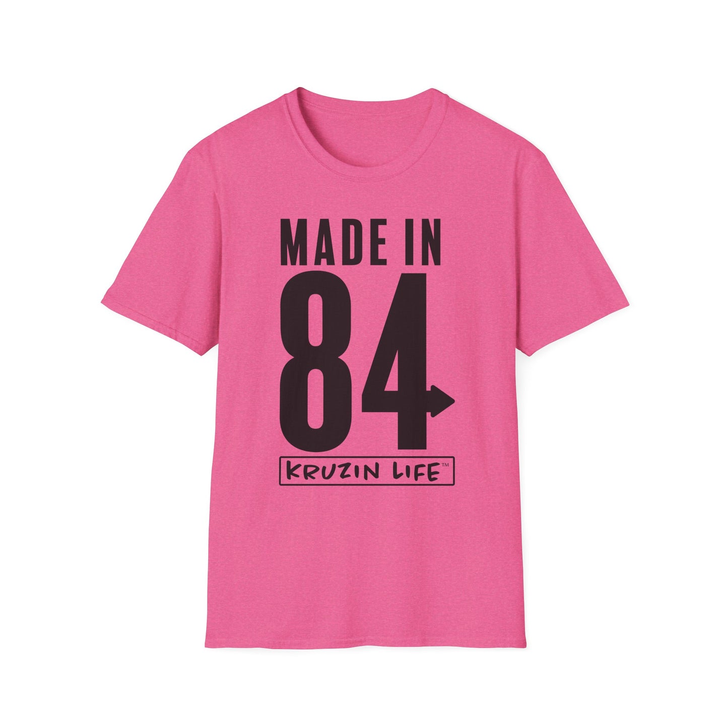 Made in 84 T-Shirt, Kruzin Life, Softstyle Heather Shirt