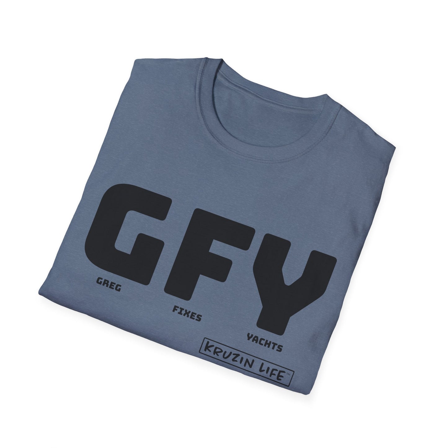 GFY T-Shirt, Kruzin Life, Softstyle Heather Shirt