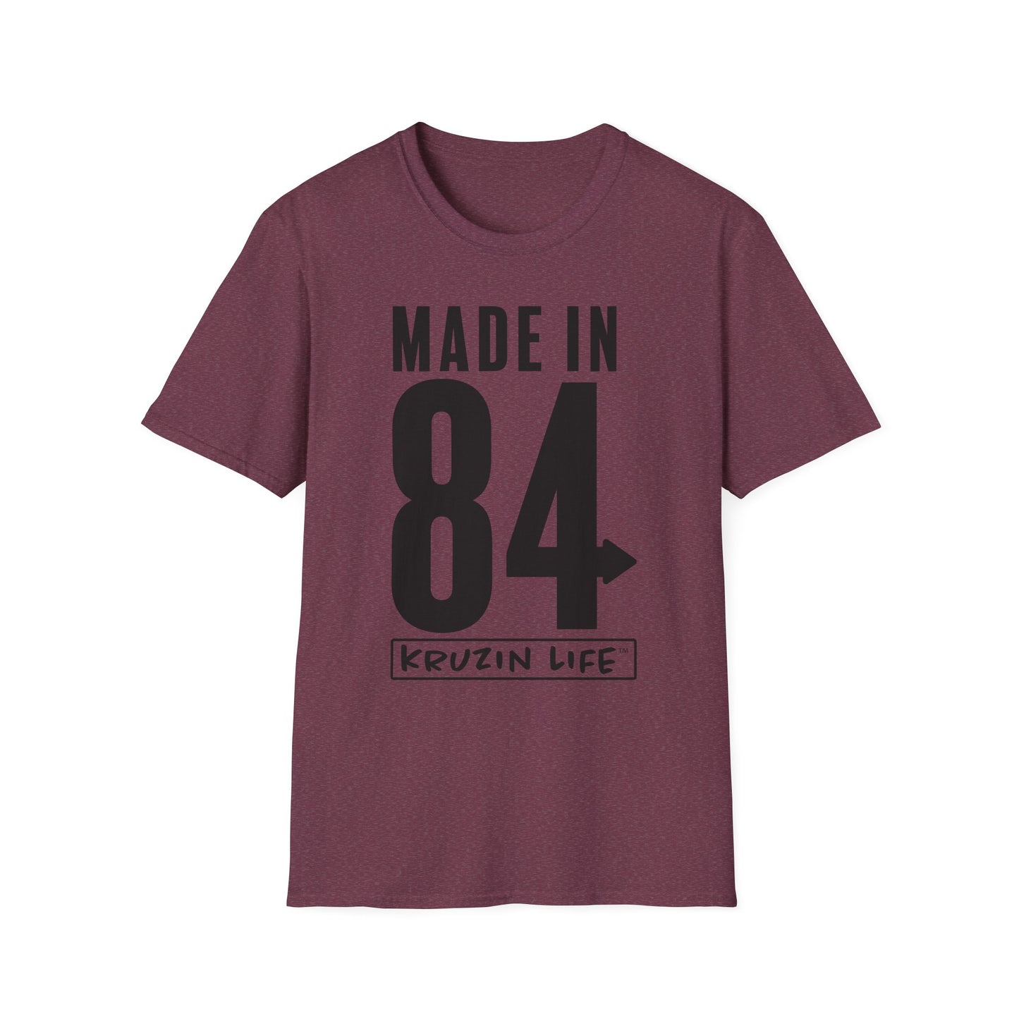 Made in 84 T-Shirt, Kruzin Life, Softstyle Heather Shirt