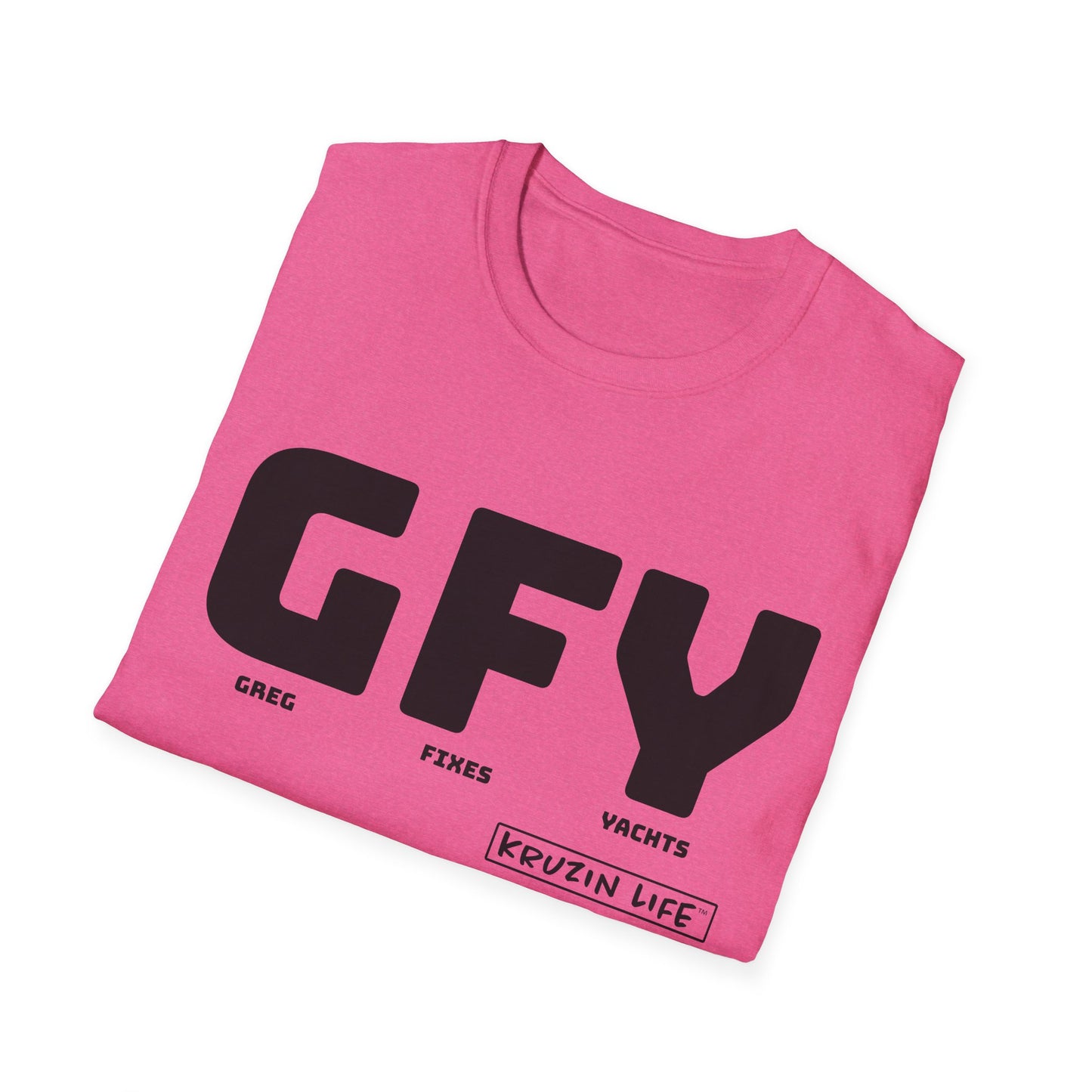 GFY T-Shirt, Kruzin Life, Softstyle Heather Shirt