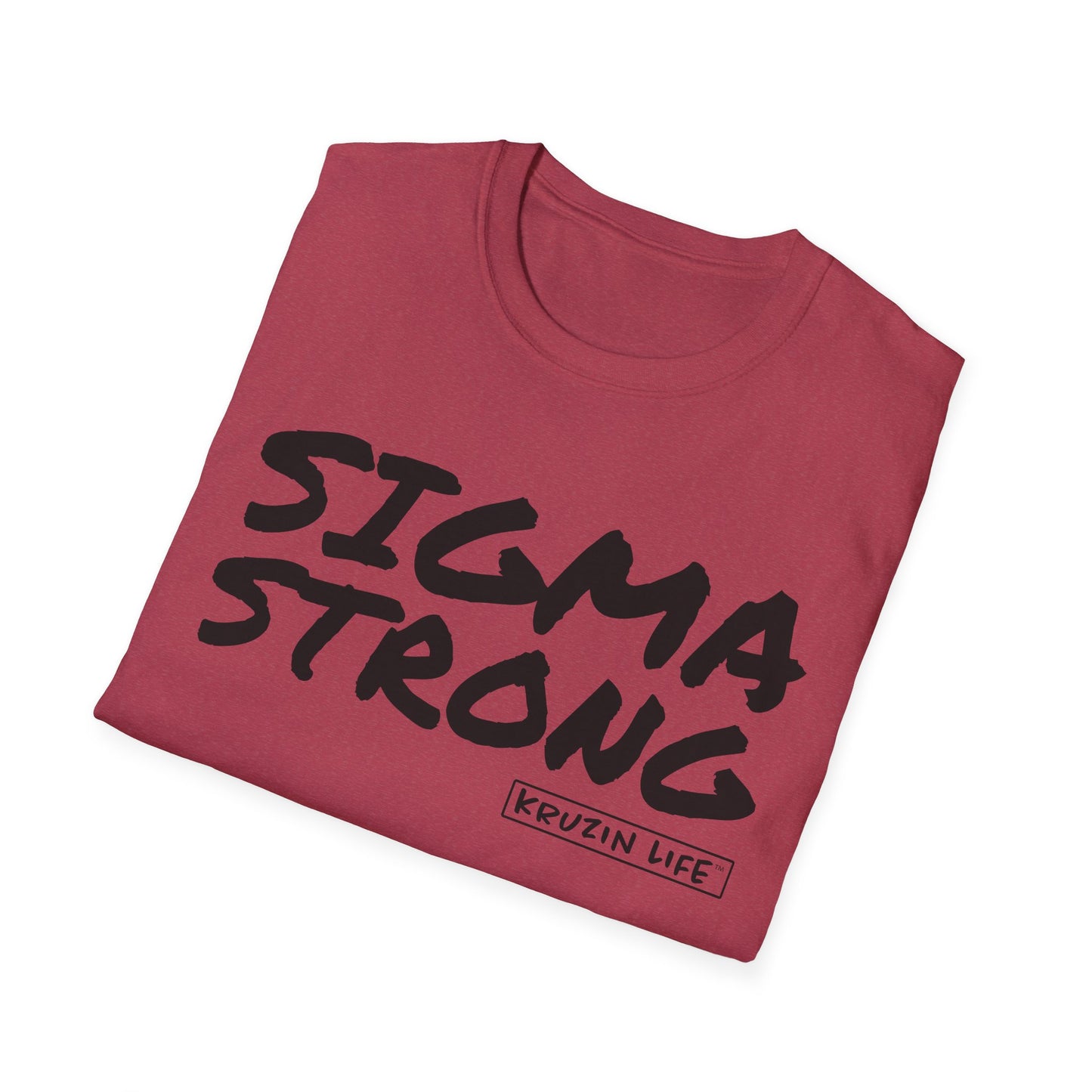 Sigma Strong T-Shirt, Kruzin Life, Softstyle Heather Shirt