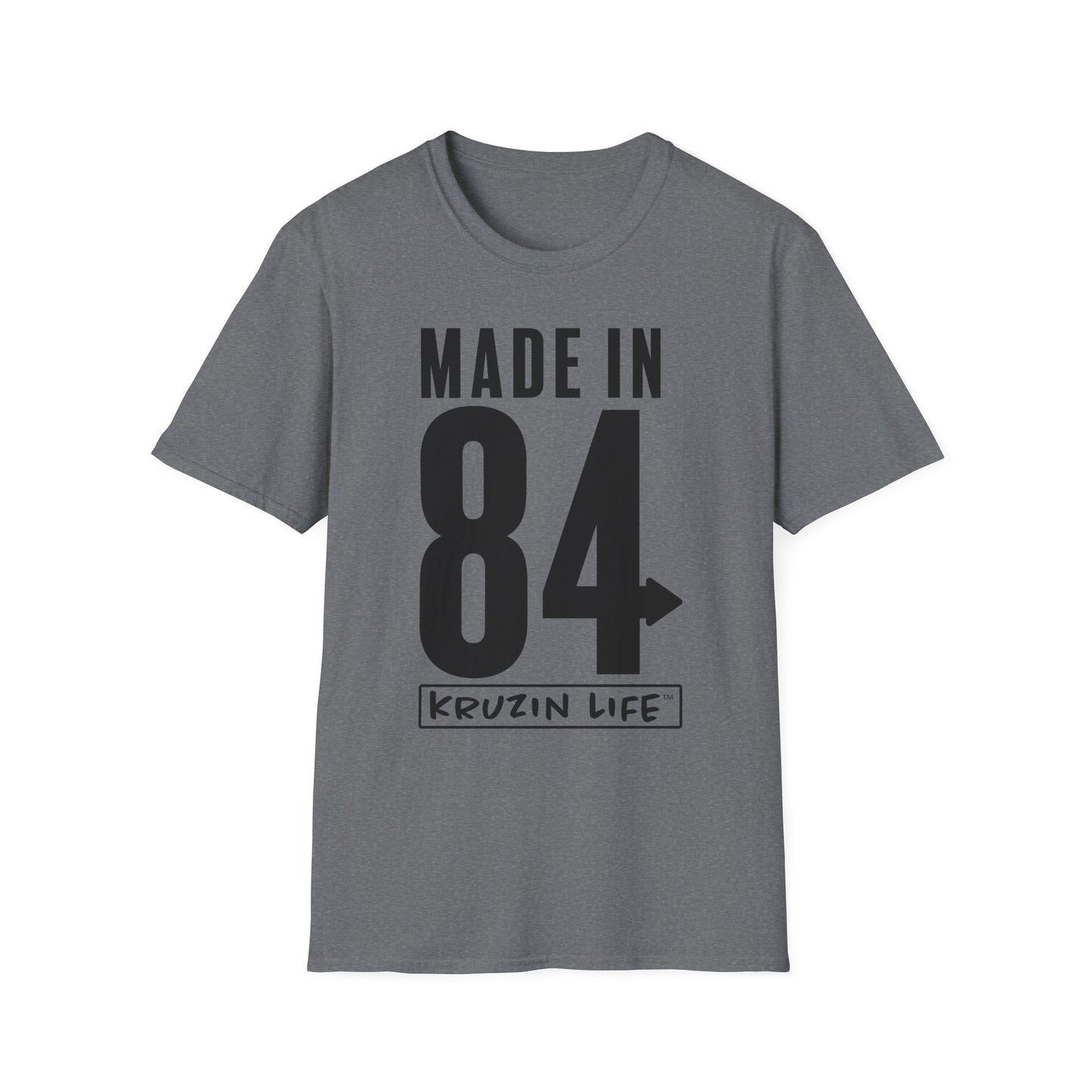 Made in 84 T-Shirt, Kruzin Life, Softstyle Heather Shirt