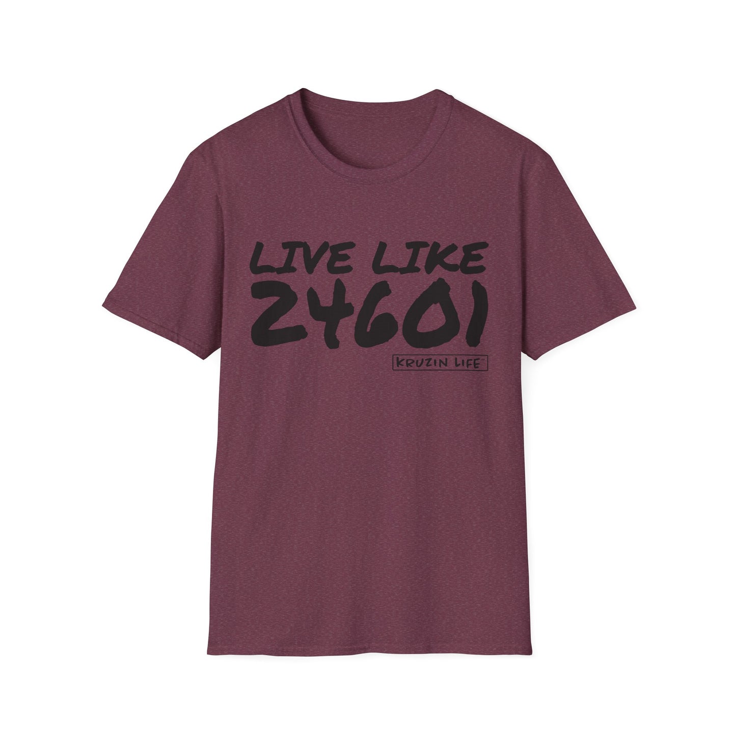 24601 Les Mis T-Shirt, Kruzin Life, Softstyle Heather Shirt