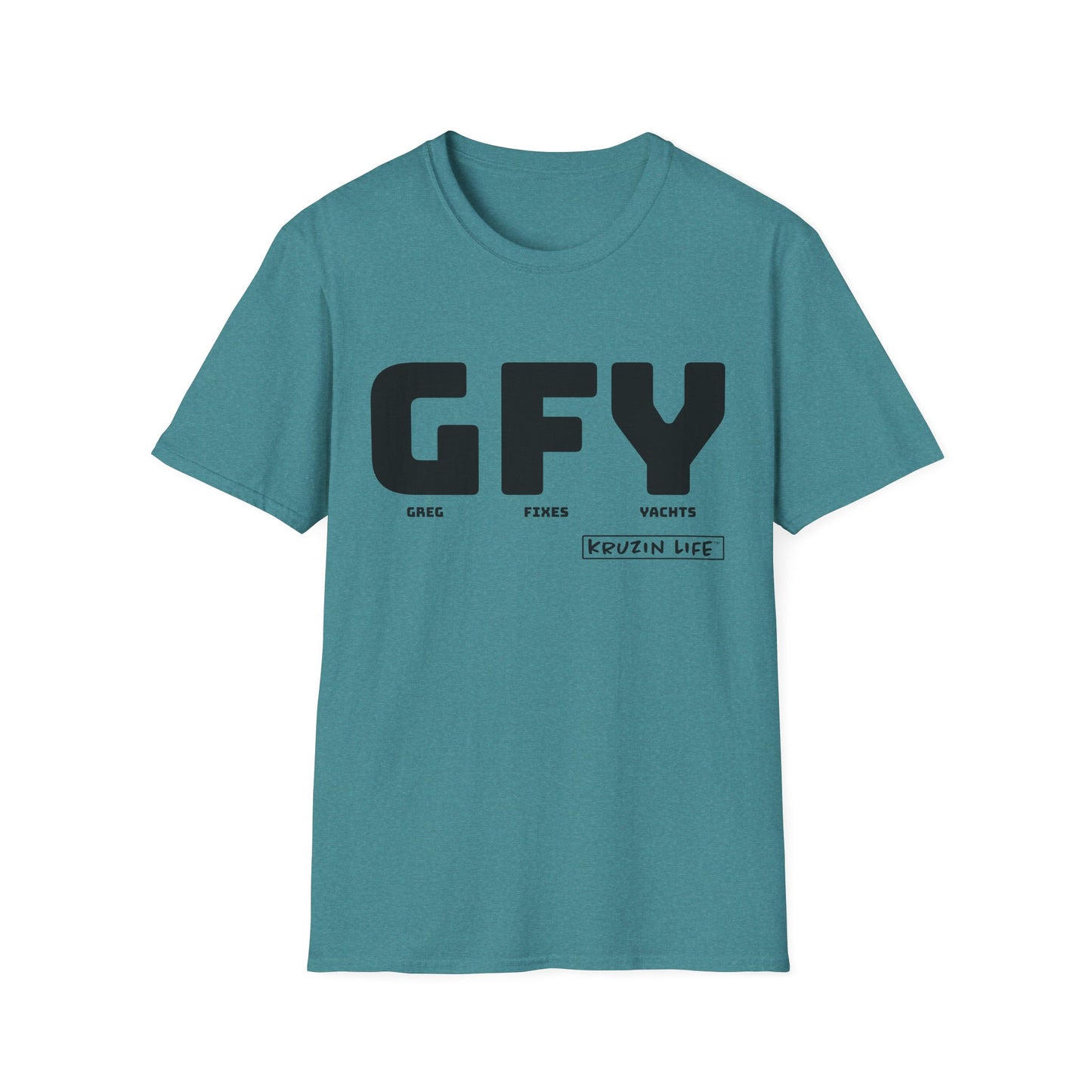 GFY T-Shirt, Kruzin Life, Softstyle Heather Shirt