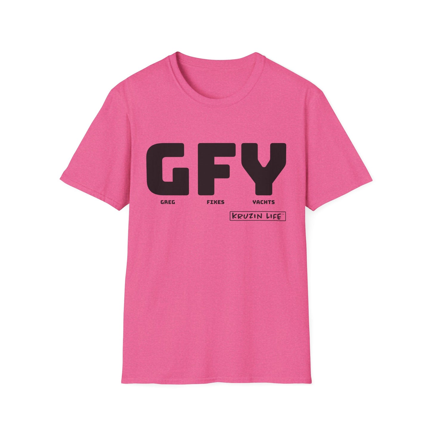 GFY T-Shirt, Kruzin Life, Softstyle Heather Shirt