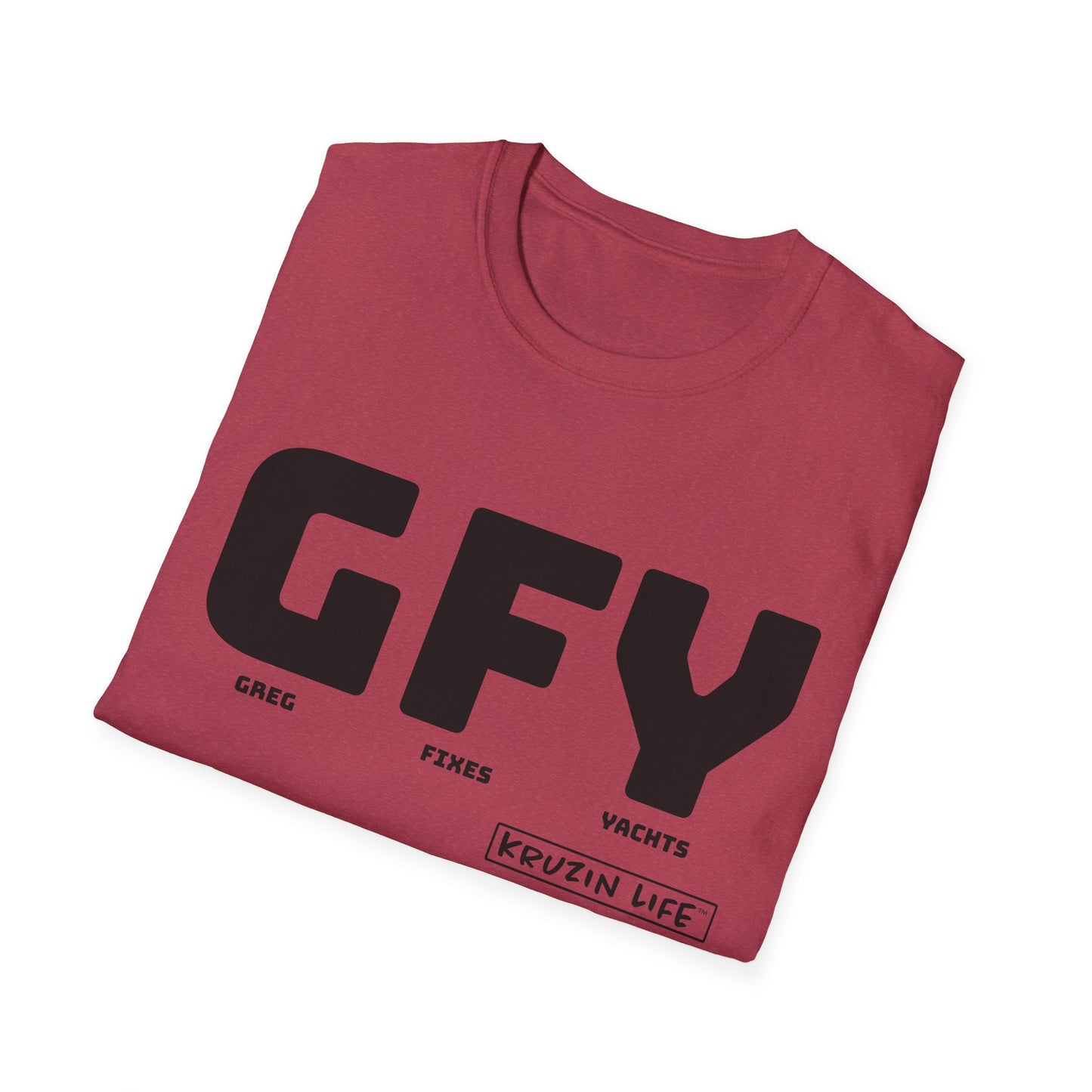 GFY T-Shirt, Kruzin Life, Softstyle Heather Shirt