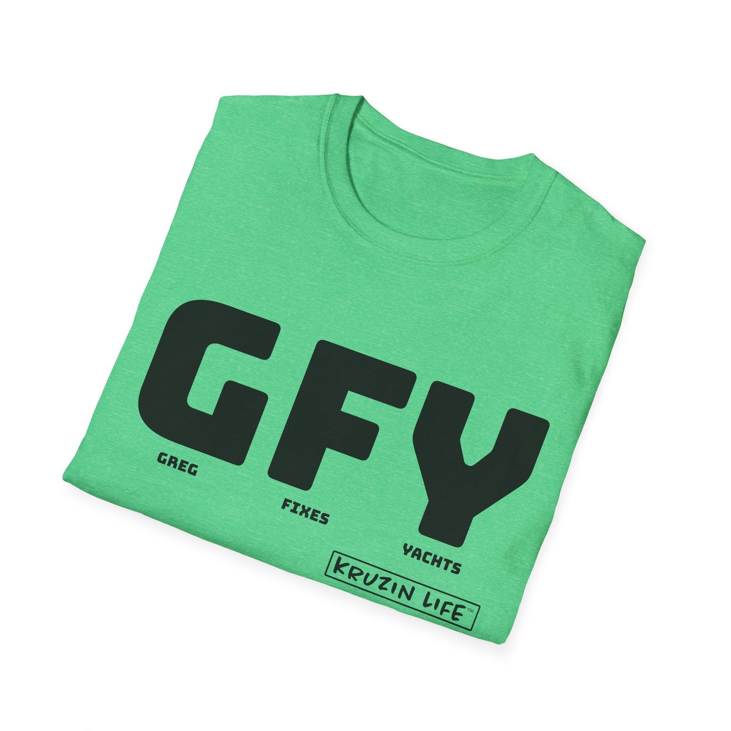 GFY T-Shirt, Kruzin Life, Softstyle Heather Shirt